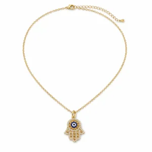 Nazrakh Amara Hamsa Evil Eye Necklace
