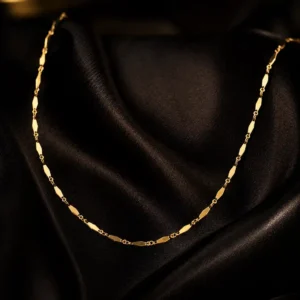 Nazrakh Mira Faceted Gold Chain Necklace