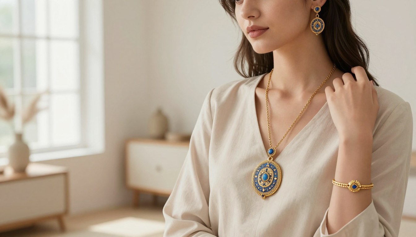 how to style nazar jewellery